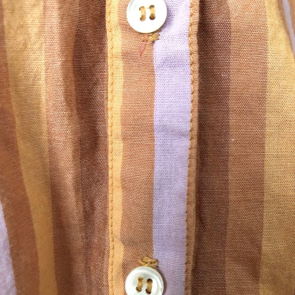 Xirena Striped Button Down Shirt XS soft 100% Cotton - Picture 6 of 7